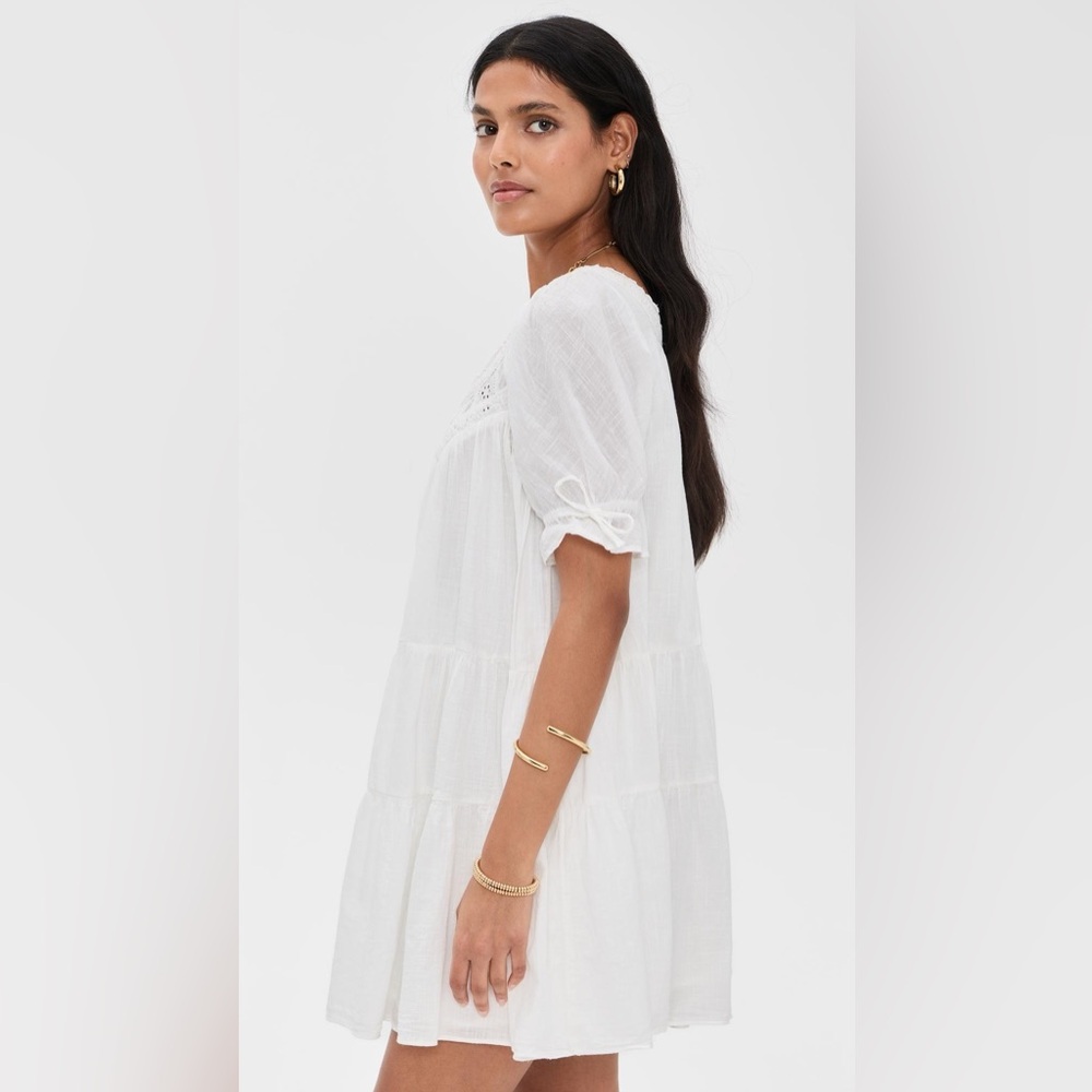 NWT Free People Sandy Shores Babydoll A-line Mini Dress Sz XS - Picture 3 of 11